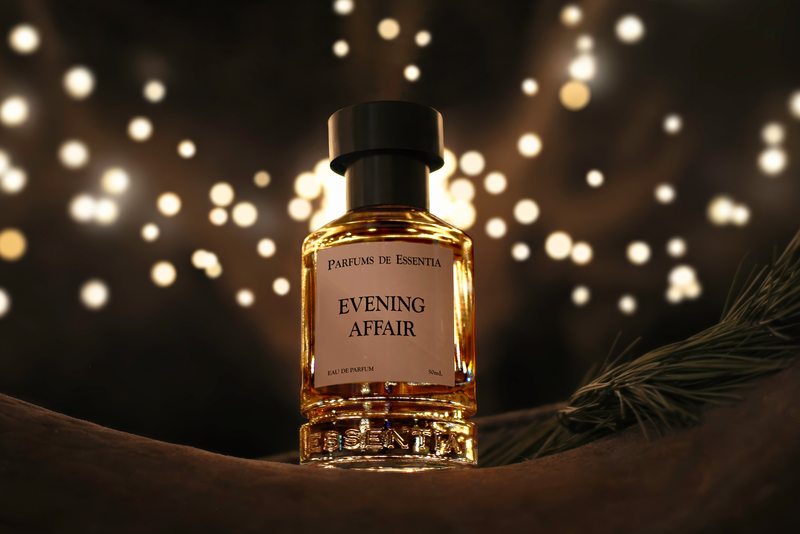 Evening Affair - A moonlit wood-spice scent.       Fragrance 50ml / 1.7 oz.