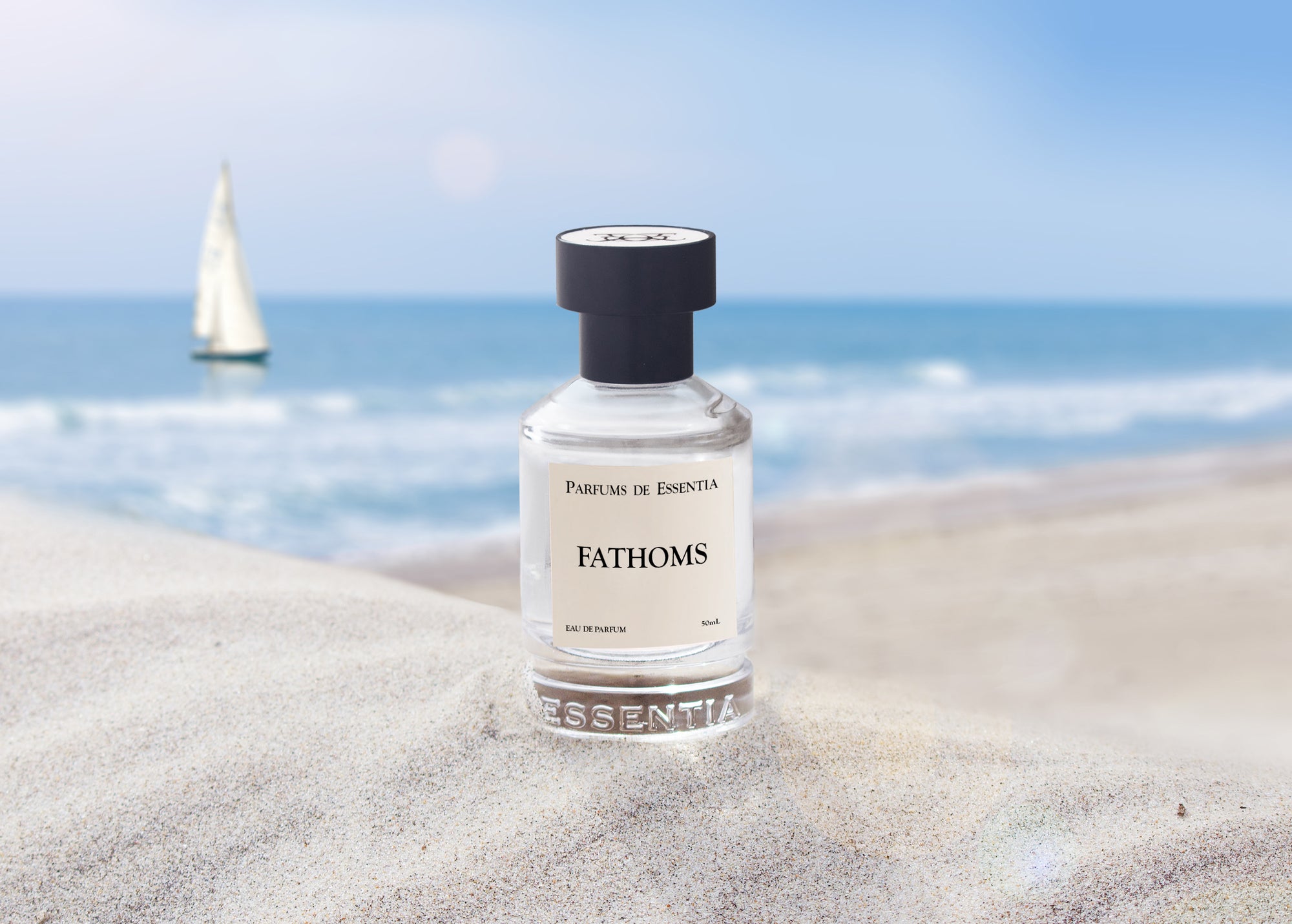 Fathoms - A marine luminous sun-kissed scent.       Fragrance 50ml / 1.7 oz.