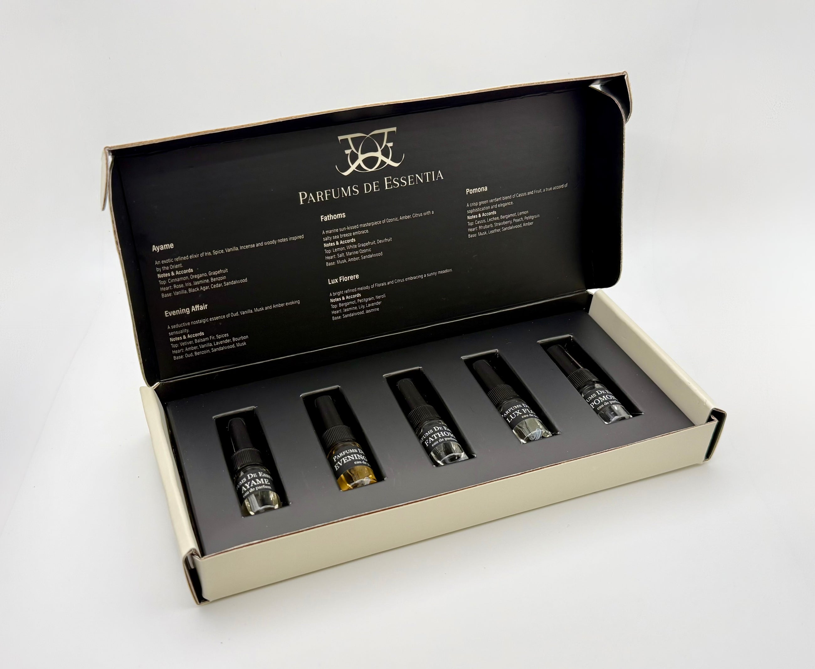 Niche Sampler Set - our entire Signature Collection.  5 x 2ml sample viles